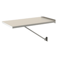 Exam Table - Wall Mount - Stainless Steel