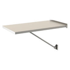 Exam Table - Wall Mount - Stainless Steel